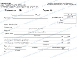 Бланки строгой отчетности с 1 апреля 2016 — форма 0504510